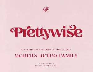 Prettywise Family font