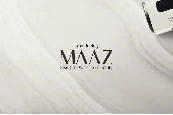 Maaz font