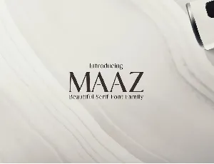 Maaz font