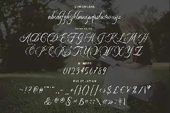 Dayland Calligraphy font