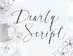 Dearly Script font