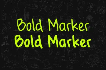 Bold Marker Display font