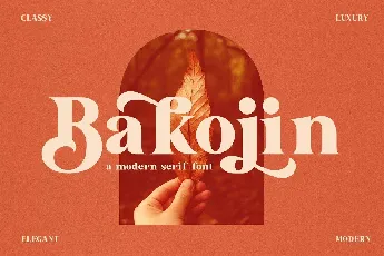 Bakojin font