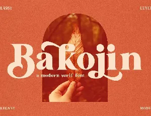 Bakojin font