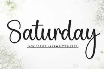 Saturday Script font