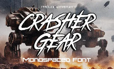 Crasher Gear font