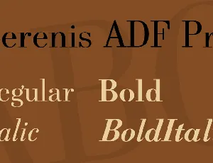 Berenis ADF Pro font
