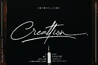 Creattion Demo font