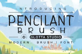 Pencilant font