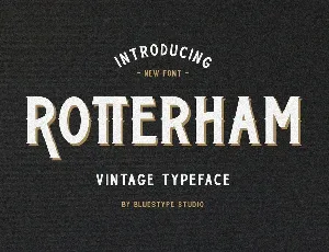 Rotterham font