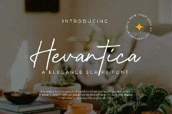 Hevantica font