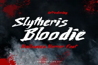 Slytheris Bloodie font