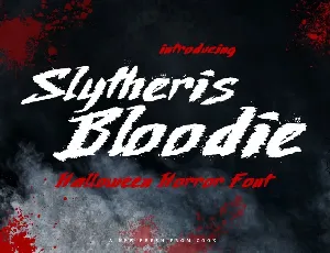 Slytheris Bloodie font