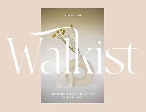 Walkist font