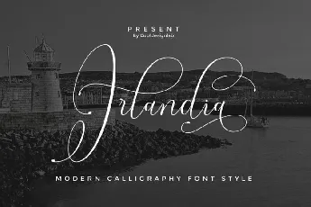 Irlandia Calligraphy font