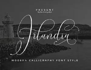 Irlandia Calligraphy font