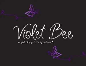 Violet Bee Free font