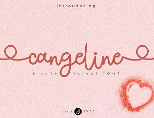 Cangeline font