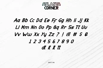 Atlanta Corner Demo font