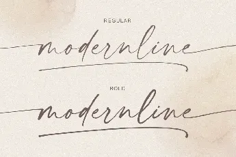 modernline - Personal Use font