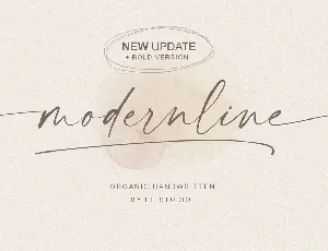 modernline - Personal Use font