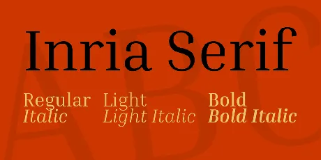 Inria Serif font