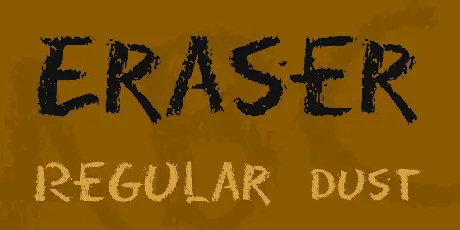 Eraser font