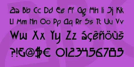 Seized font