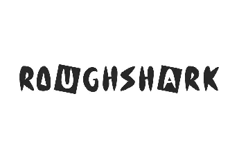 Roughshark font