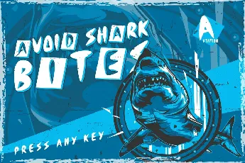 Roughshark font