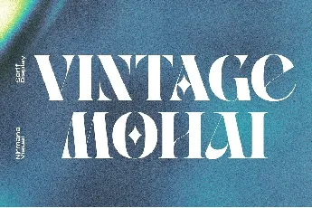 Vintage Mohai font