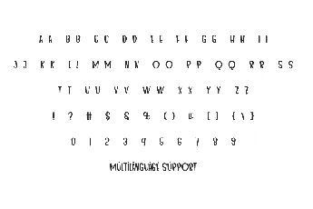 MilikPublikDemo font