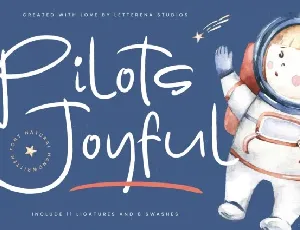 Pilots Joyful font