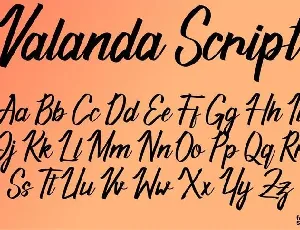 Valanda font