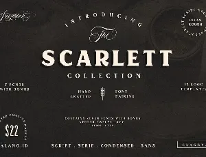 Scarlett Typeface font