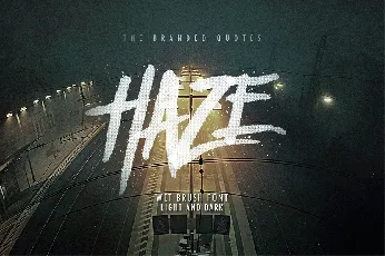 Haze Free font