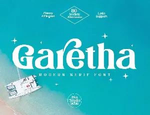 Garetha Modern Serif font