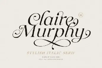 Claire Murphy font