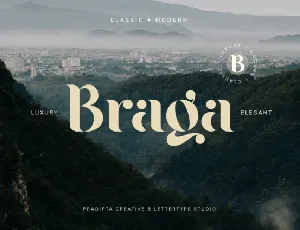 Braga Typeface font