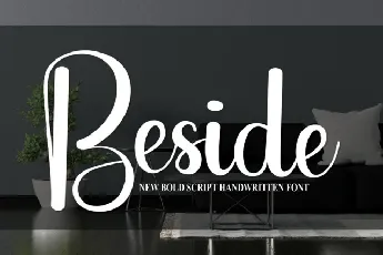 Beside Script font