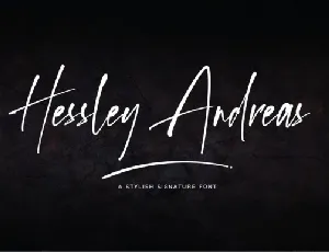 Hessley Andreas Script font