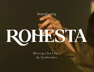 Rohesta font