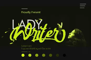 Lady Writer font