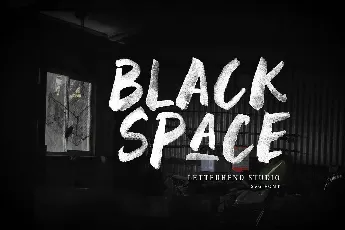 Black Space SVG Free font