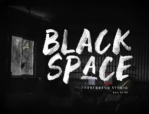 Black Space SVG Free font