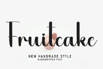 Fruitcake Handwritten font