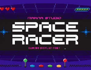 SPACE RACER font