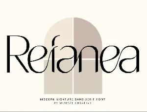 Refanea font