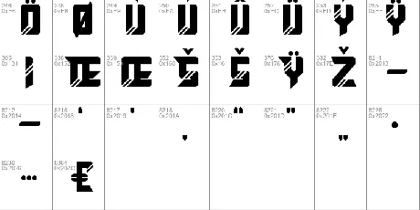 Anticode font