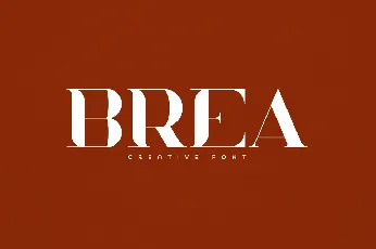 Brea font